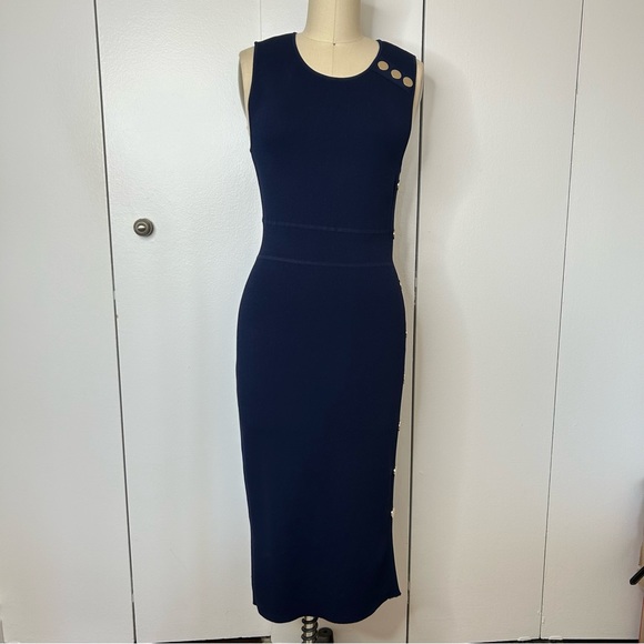 New York & Company Knit Bodycon Midi Dress - Picture 1 of 12